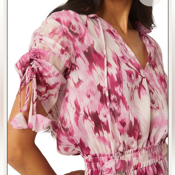 MISA Becca Dress in La Vie En Rose Pink Mini Dress - Picture 14 of 16